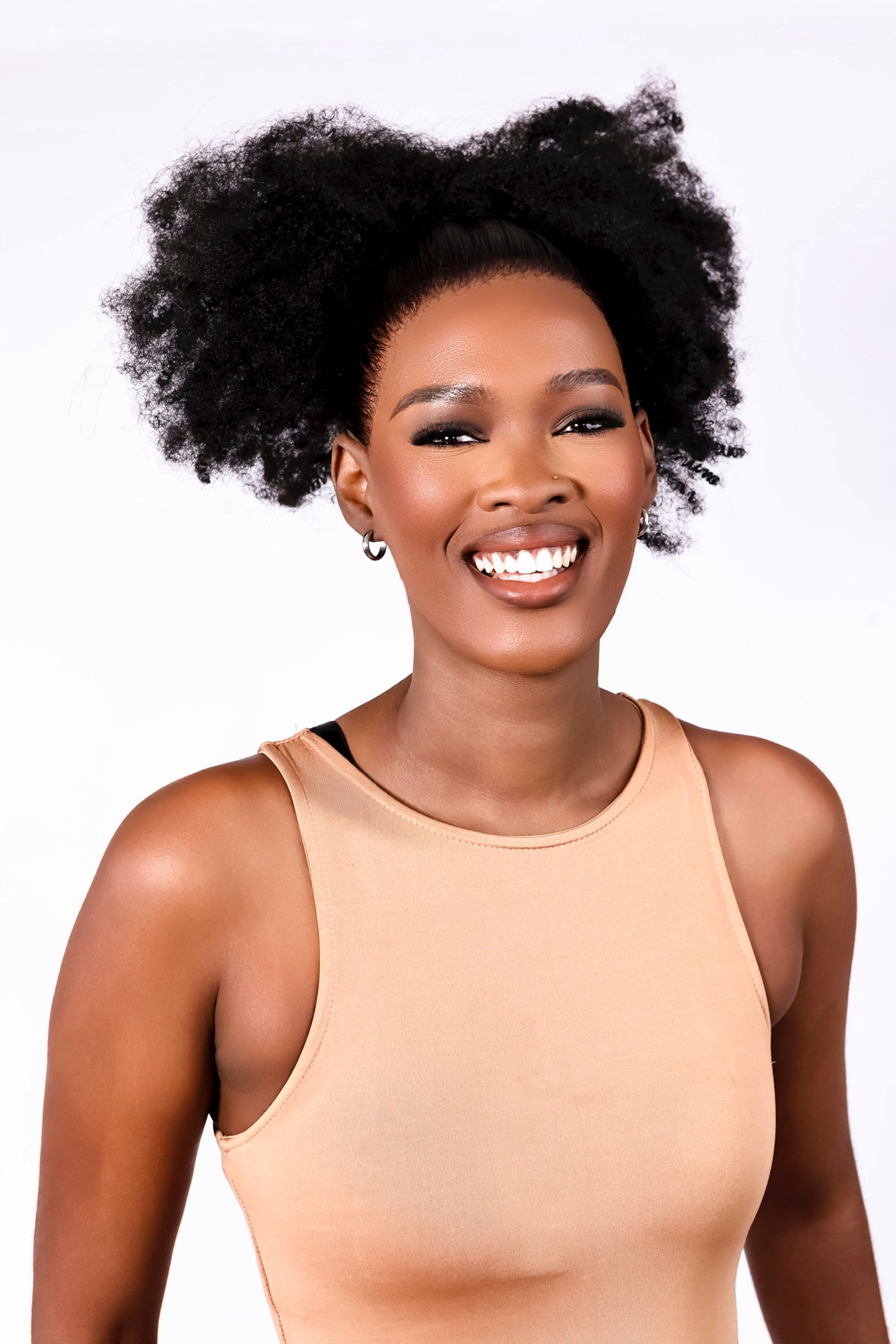 14" Blended Afro Kinky Pony