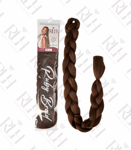 Ruby Braid Choco RL8 – 100" Extra-Long Braid