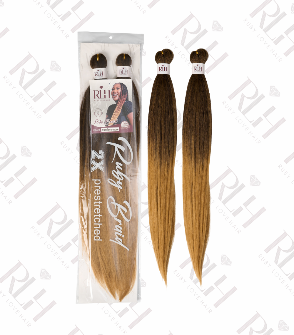 Ruby Love Hair Sunrise Ombre Pre-Stretched 2-Pack